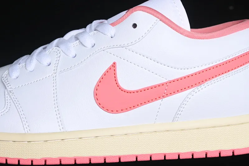 All categories Air Jordan Jordan series basketball shoes Air Jordan 1 Low Air Jordan 1 Low AJ1 Joe 1 white and pink low-top cultural and casual sneakers DC0774-109